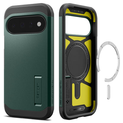 MagSafe futrola za Google Pixel 11, Spigen, Tough Armor, Zelena ACS11854