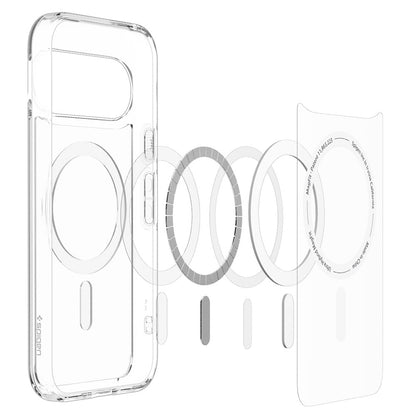 MagSafe futrola za Google Pixel 11, Spigen, Ultra Hybrid, Prozirna Bijela ACS11441