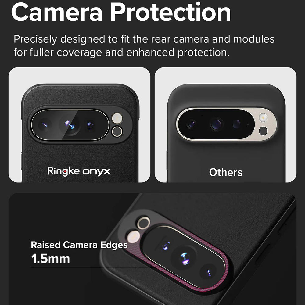MagSafe futrola za Google Pixel 9 Pro, Ringke, Onyx, Crna