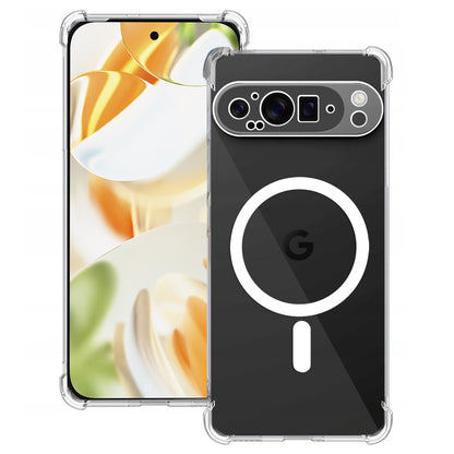 MagSafe futrola za Google Pixel 9 Pro, Techsuit, Otporna na udarce, Prozirna