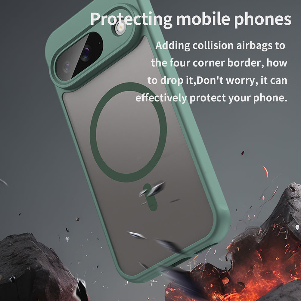 MagSafe futrola za Google Pixel 9, Techsuit, HaloFrost II, Zelena