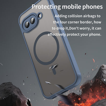 MagSafe futrola za Google Pixel 9a, Techsuit, HaloFrost II, Tamnoplava