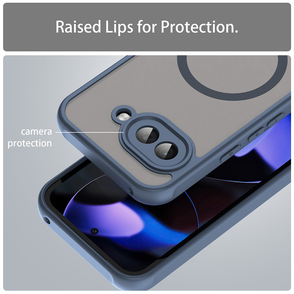 MagSafe futrola za Google Pixel 9a, Techsuit, HaloFrost II, Tamnoplava