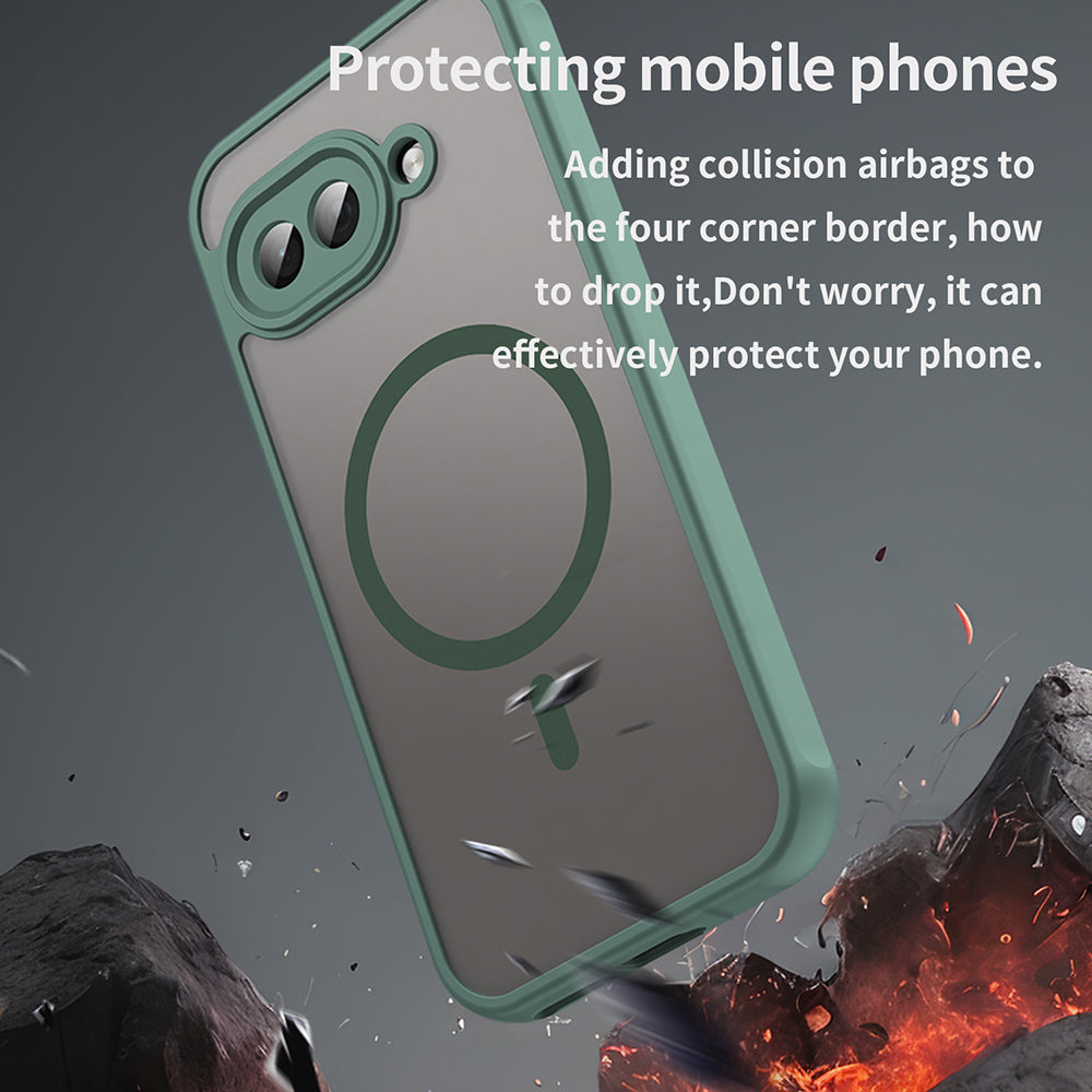 MagSafe futrola za Google Pixel 9a, Techsuit, HaloFrost II, Zelena