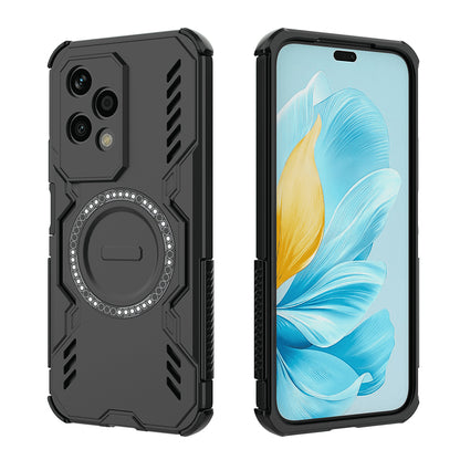 MagSafe futrola za Honor 200 Lite, Techsuit, ArmorMag, Crna
