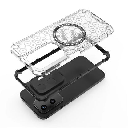 MagSafe futrola za Honor 200 Lite, Techsuit, HoneyComb Shield, Bijela