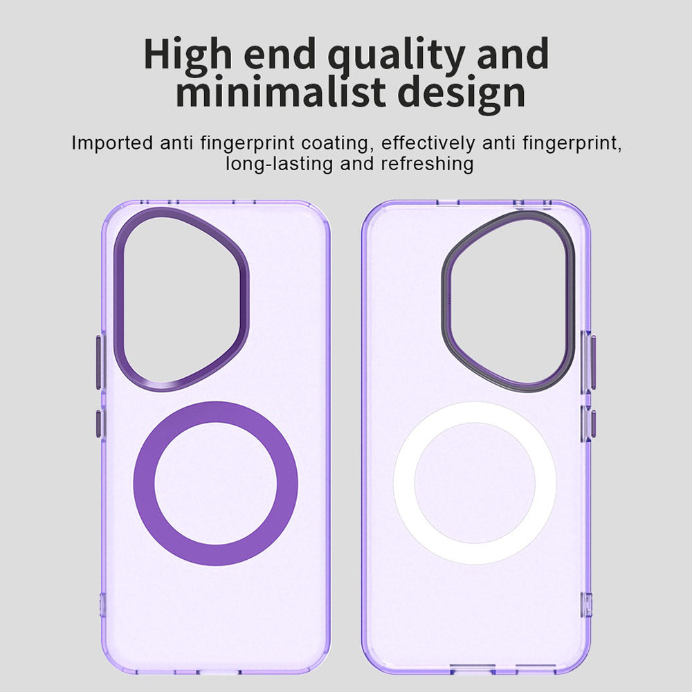 MagSafe futrola za Honor 400 Pro, Techsuit, CandyCase, Ljubičasta