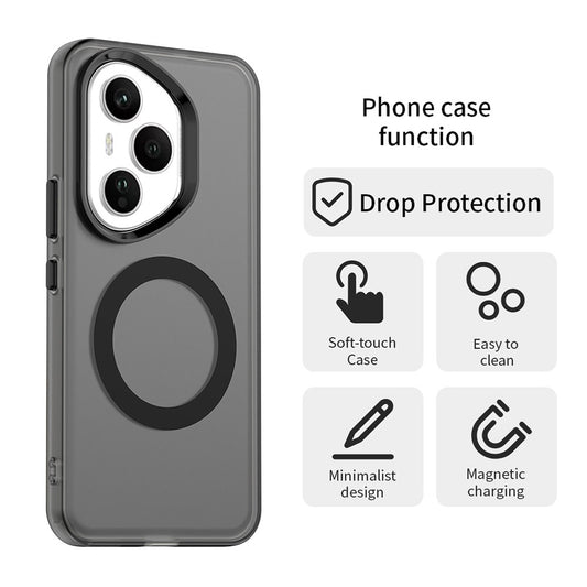 MagSafe futrola za Honor 400 Pro, Techsuit, CandyCase, Crna
