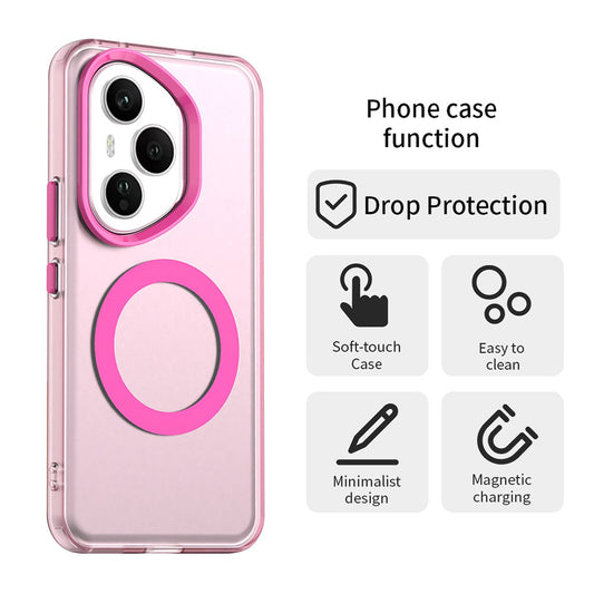 MagSafe futrola za Honor 400 Pro, Techsuit, CandyCase, Roza