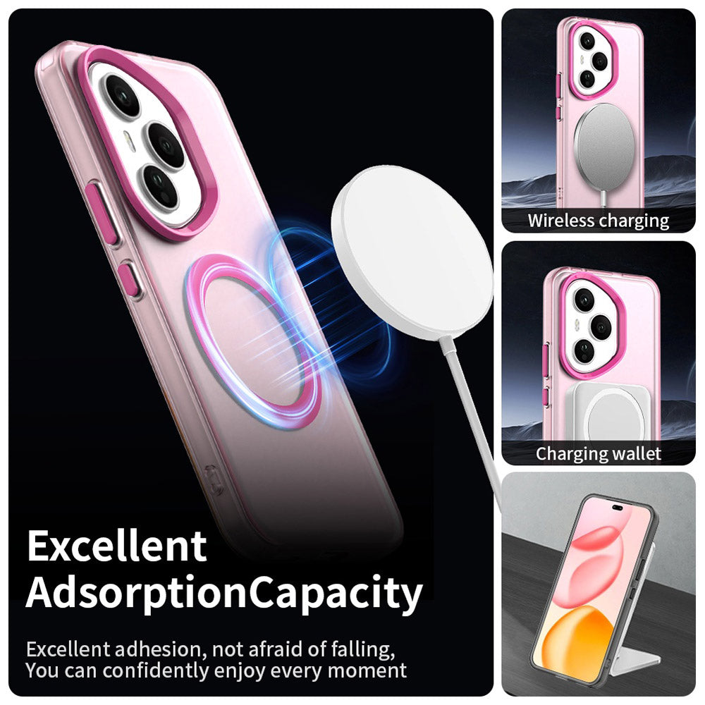 MagSafe futrola za Honor 400 Pro, Techsuit, CandyCase, Roza