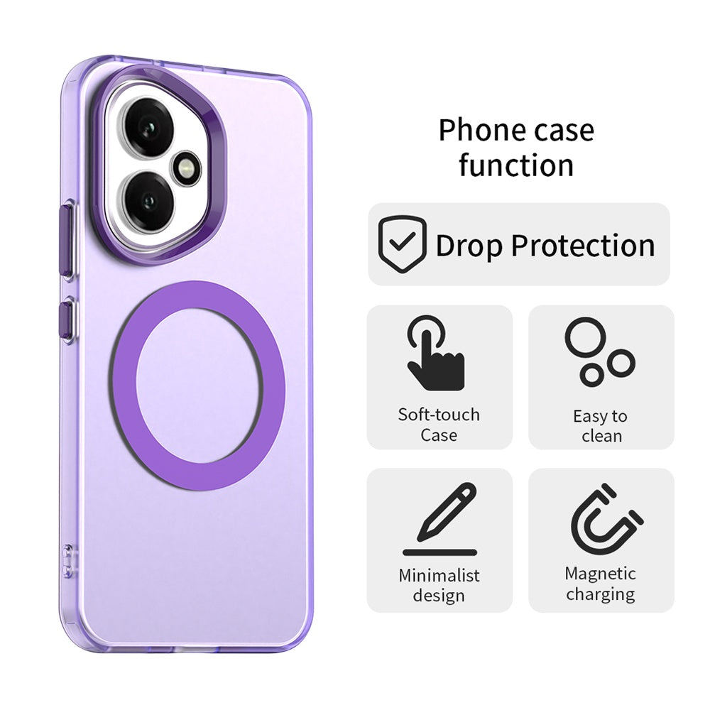 MagSafe futrola za Honor 400, Techsuit, CandyCase, Ljubičasta