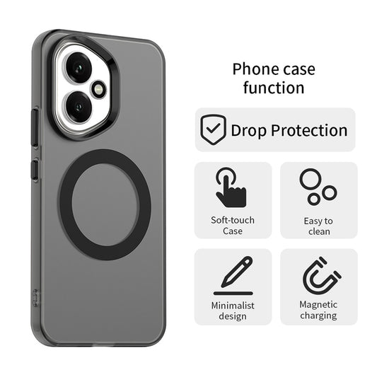 MagSafe futrola za Honor 400, Techsuit, CandyCase, Crna