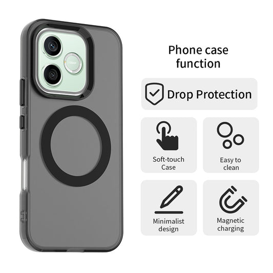 MagSafe futrola za Honor 600 Lite, Techsuit, CandyCase, Crna