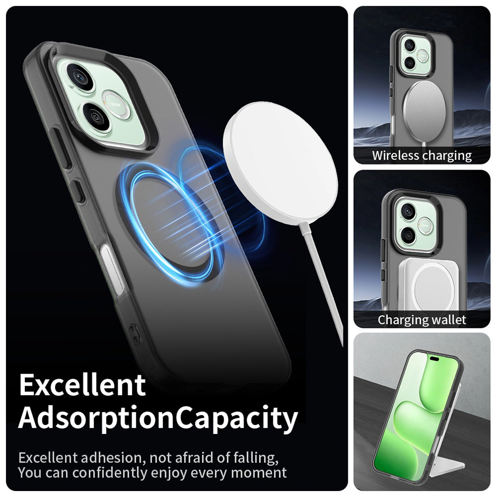 MagSafe futrola za Honor 600 Lite, Techsuit, CandyCase, Crna