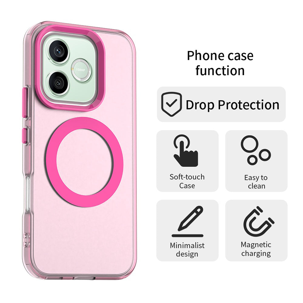MagSafe futrola za Honor 600 Lite, Techsuit, CandyCase, Roza