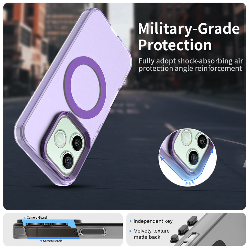 MagSafe futrola za Honor 600 Pro / 600, Techsuit, CandyCase, Ljubičasta