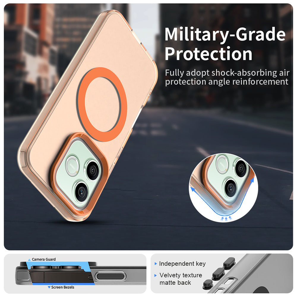 MagSafe futrola za Honor 600 Pro / 600, Techsuit, CandyCase, Narančasta