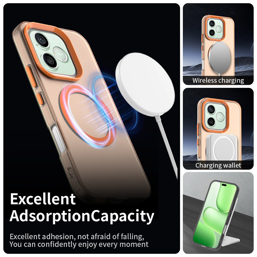 MagSafe futrola za Honor 600 Pro / 600, Techsuit, CandyCase, Narančasta