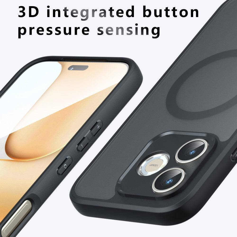 MagSafe futrola za Honor 600 Smart, Techsuit, PureFrost, Crna Satenska