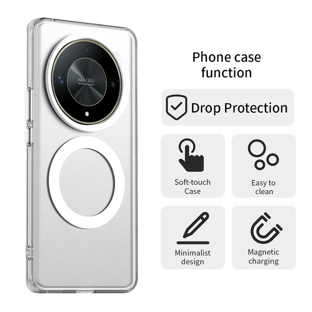 MagSafe futrola za Honor Magic6 Lite, Techsuit, CandyCase, Bijela