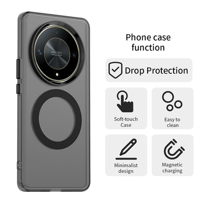 MagSafe futrola za Honor Magic6 Lite, Techsuit, CandyCase, Crna