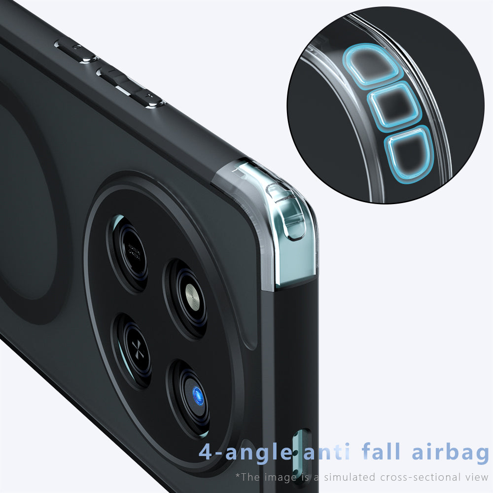 MagSafe futrola za Honor Magic7 Pro, Techsuit, PureFrost, Crna