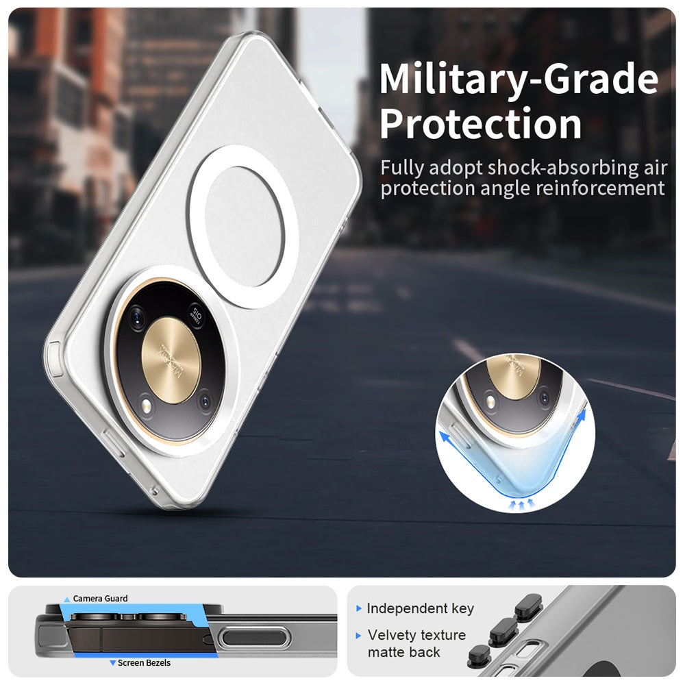 Futrola MagSafe za Honor Magic8 Lite, Techsuit, CandyCase, Bijela