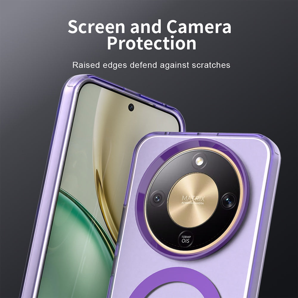 MagSafe futrola za Honor Magic8 Lite, Techsuit, CandyCase, Ljubičasta