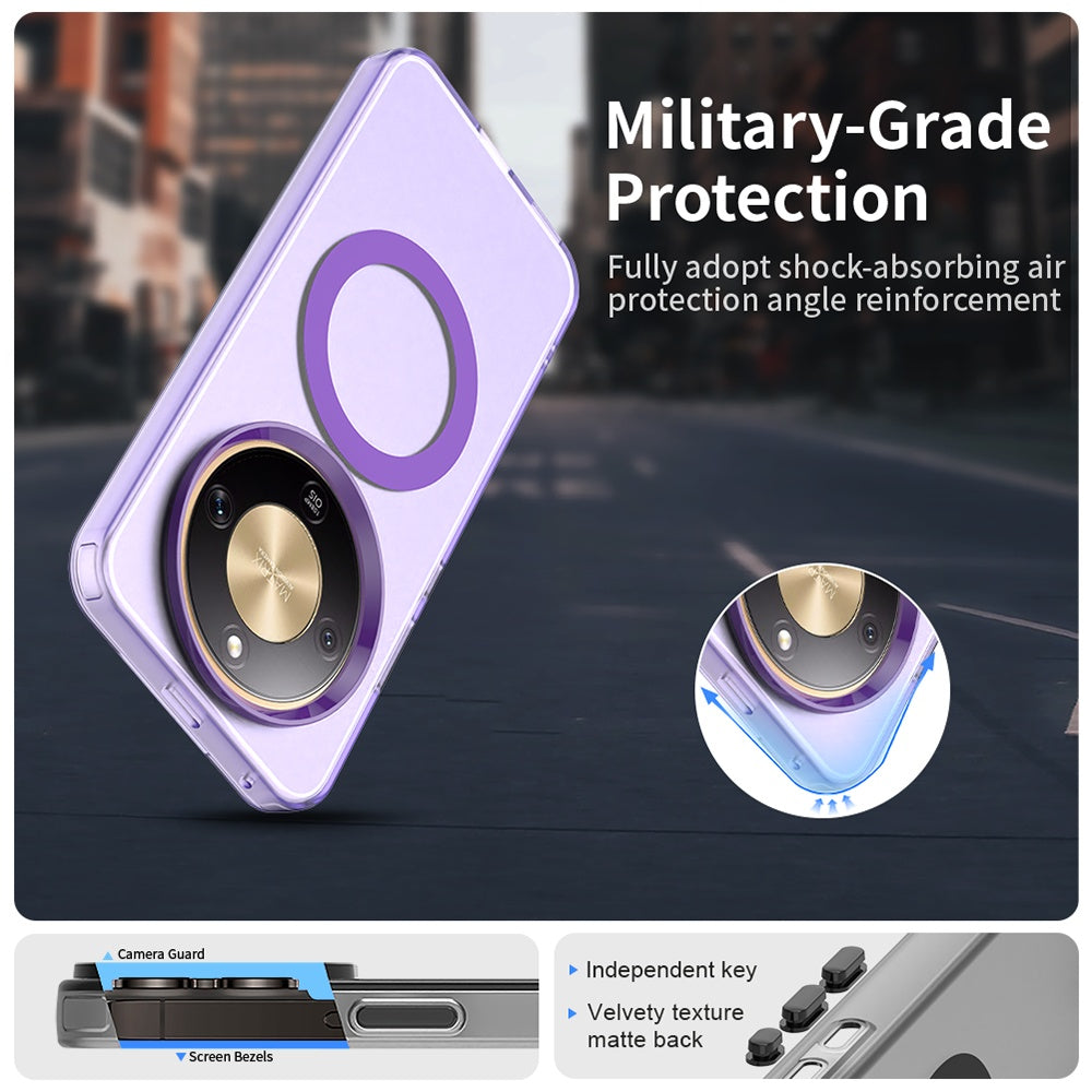 MagSafe futrola za Honor Magic8 Lite, Techsuit, CandyCase, Ljubičasta