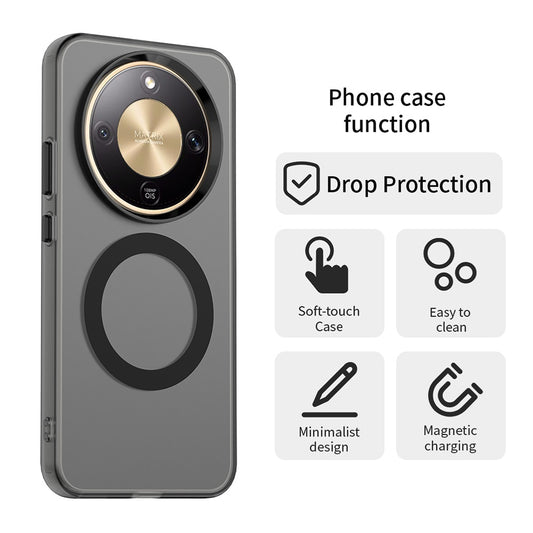 MagSafe futrola za Honor Magic8 Lite, Techsuit, CandyCase, Crna