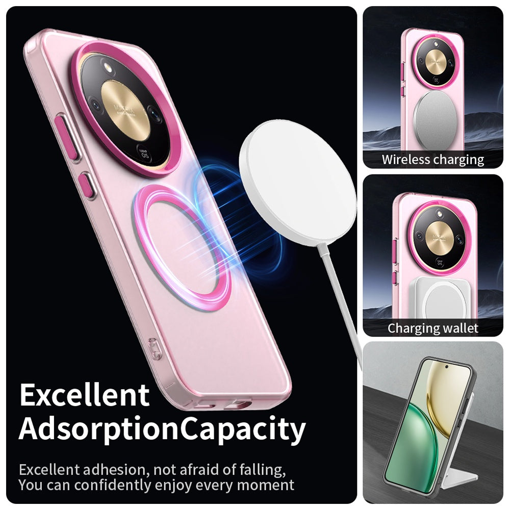 Futrola MagSafe za Honor Magic8 Lite, Techsuit, CandyCase, Roza