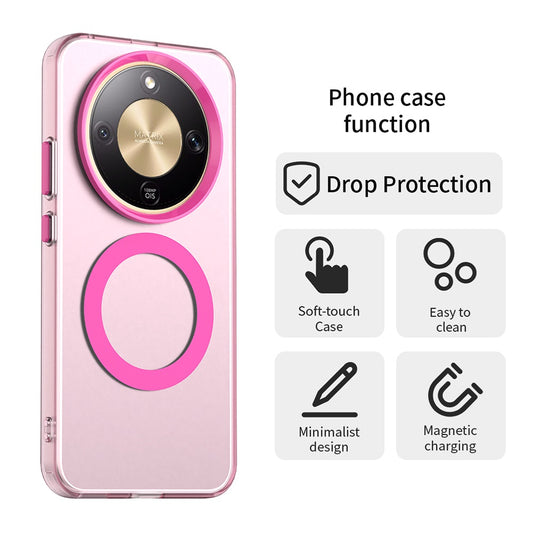 Futrola MagSafe za Honor Magic8 Lite, Techsuit, CandyCase, Roza