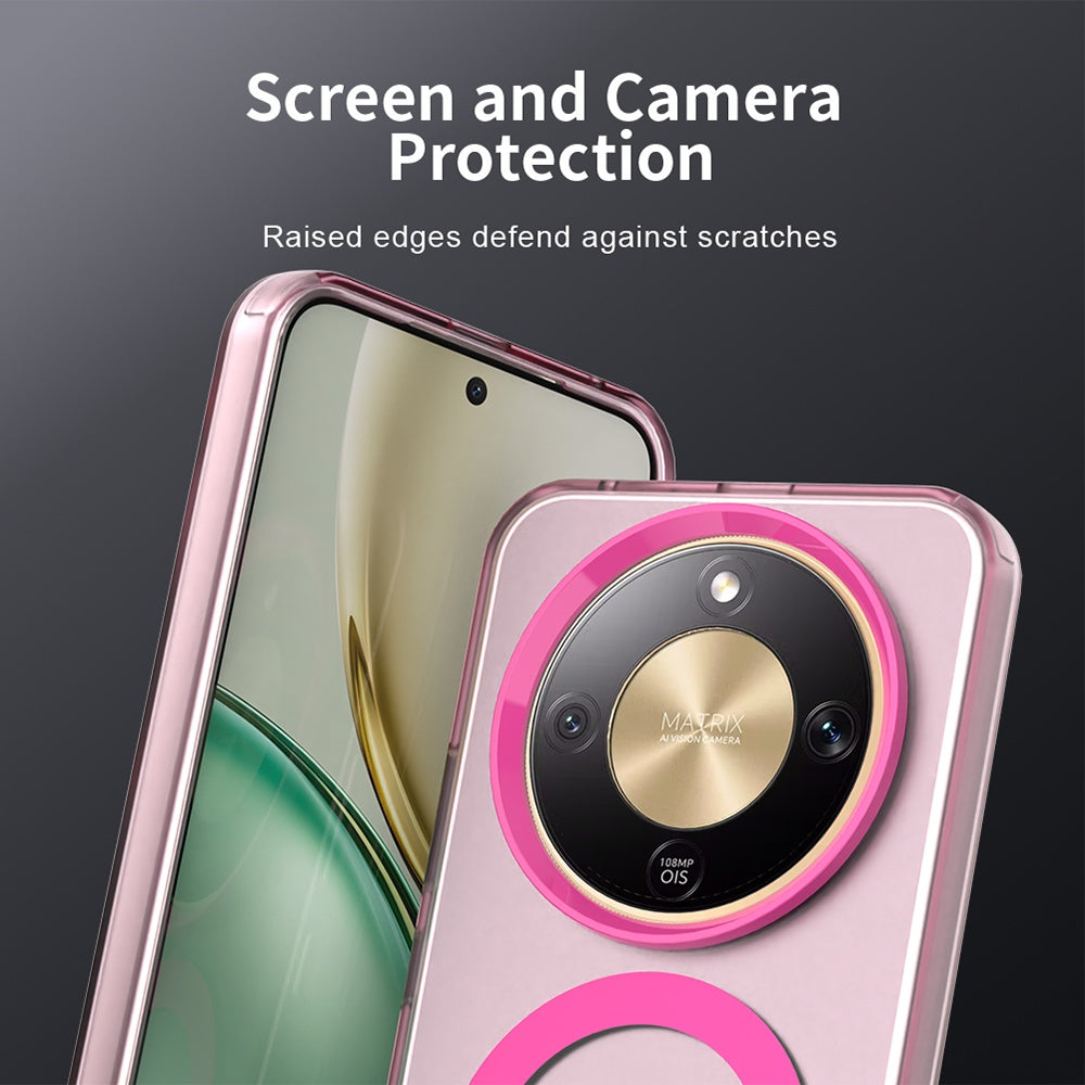 Futrola MagSafe za Honor Magic8 Lite, Techsuit, CandyCase, Roza