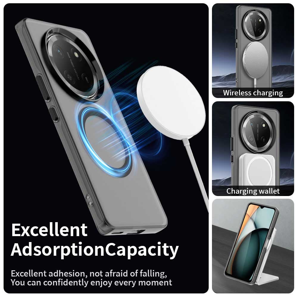 MagSafe futrola za Honor X9c / Magic7 Lite, Techsuit, CandyCase, Crna