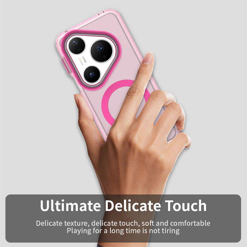 MagSafe futrola za Huawei Pura 80 Pro, Techsuit, CandyCase, Roza