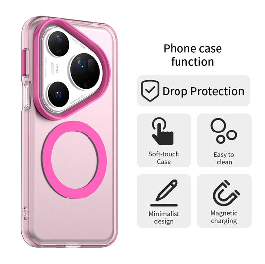 MagSafe futrola za Huawei Pura 80 Ultra, Techsuit, CandyCase, Roza