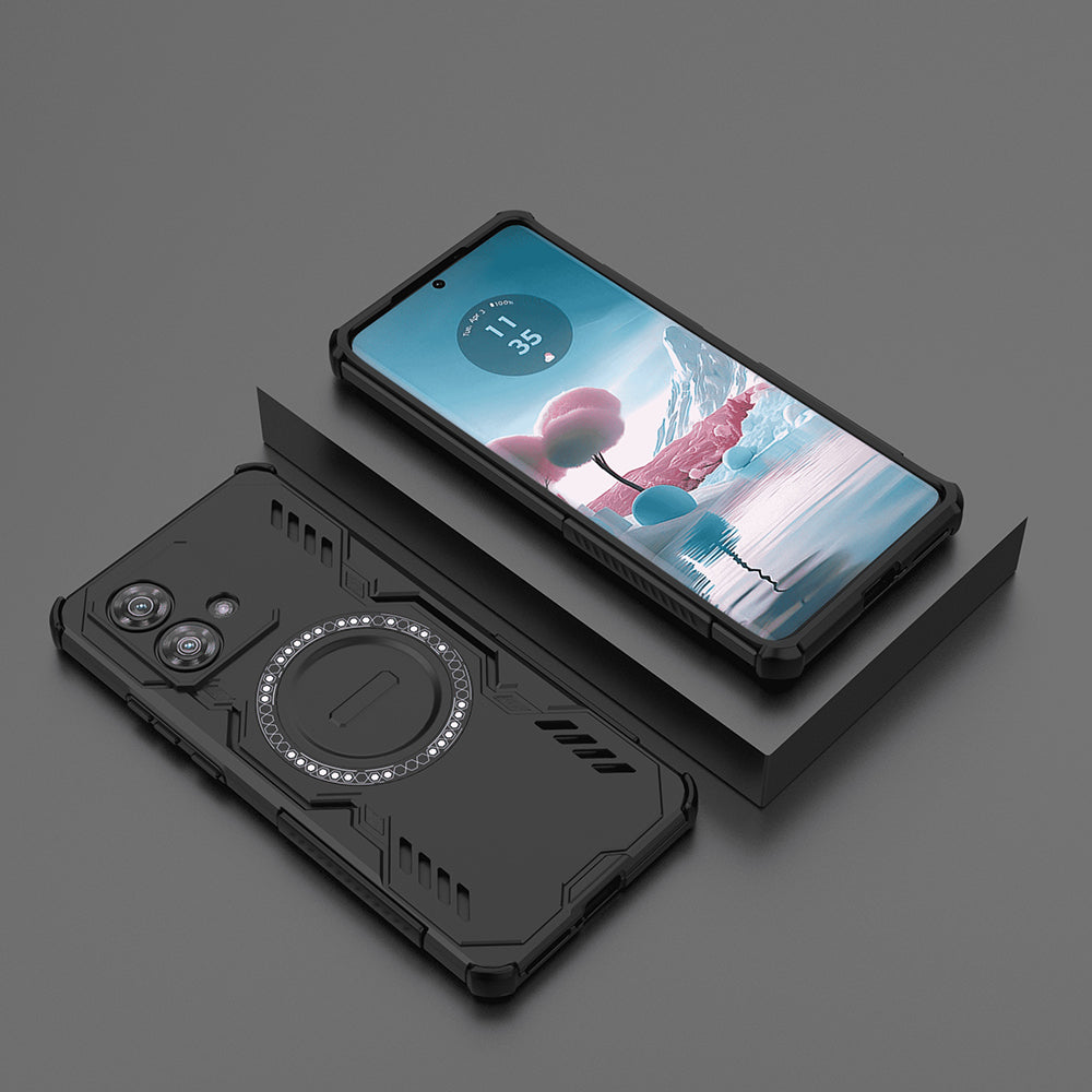 MagSafe futrola za Motorola Edge 40 Neo, Techsuit, ArmorMag, Crna