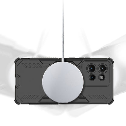 MagSafe futrola za Motorola Edge 50 Fusion, Techsuit, ArmorMag, Crna