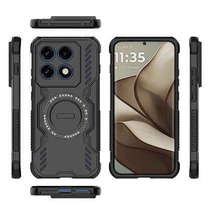 MagSafe maska za Motorola Edge 70 Pro, Techsuit, ArmorMag, Crna