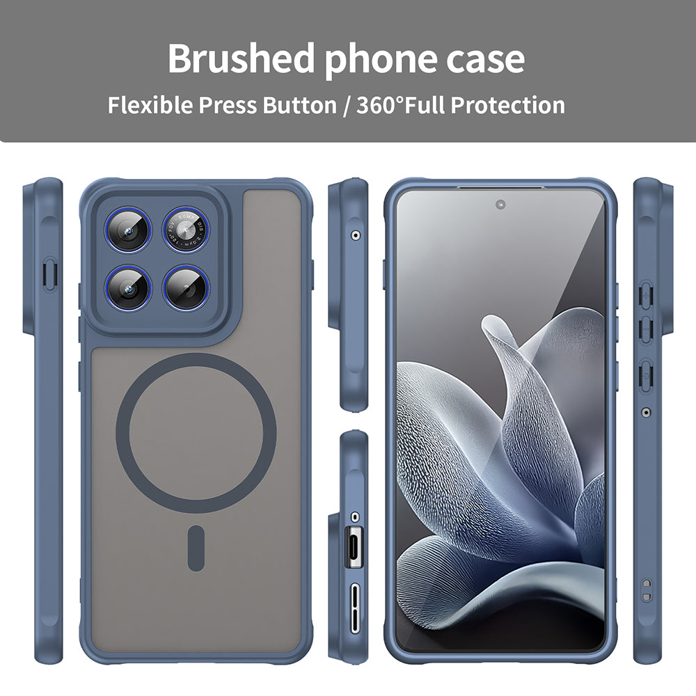 Futrola MagSafe za Motorola Edge 70, Techsuit, HaloFrost II, Tamnoplava