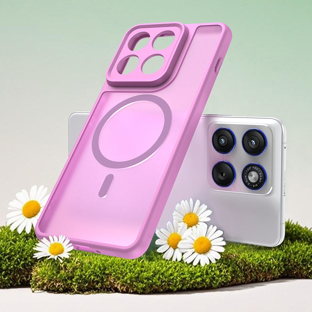 Futrola MagSafe za Motorola Edge 70, Techsuit, HaloFrost II, Roza