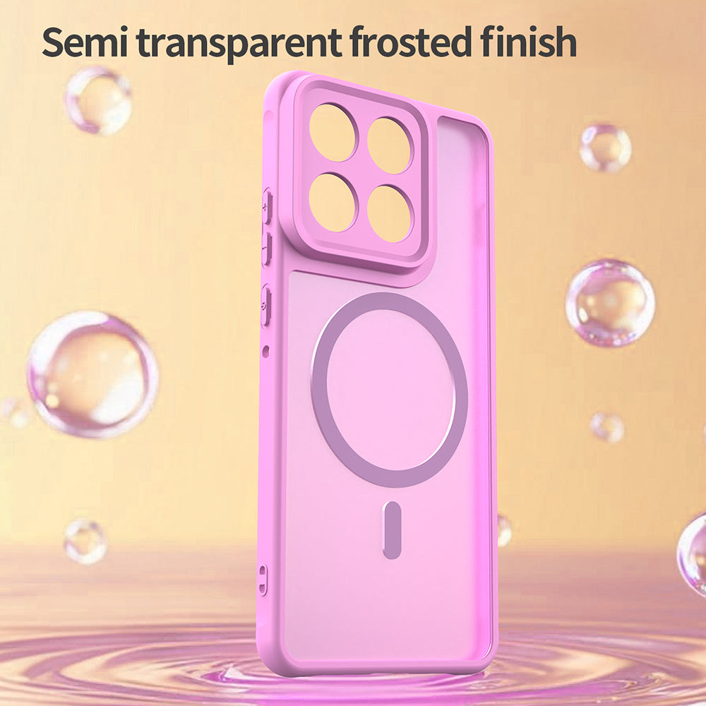 Futrola MagSafe za Motorola Edge 70, Techsuit, HaloFrost II, Roza