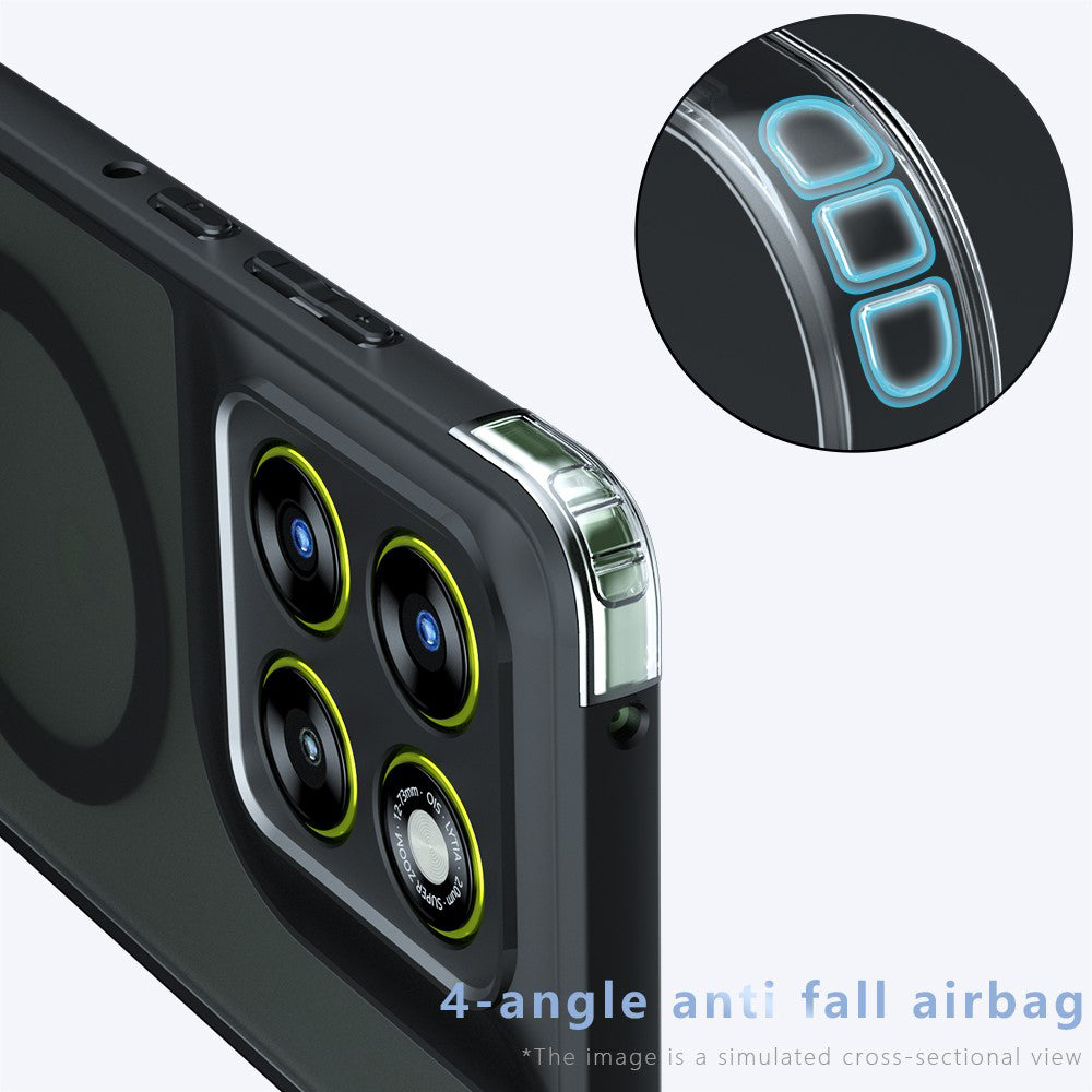 Futrola MagSafe za Motorola Edge 70 Ultra / Signature, Techsuit, PureFrost, Satin Crna