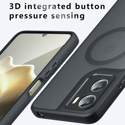 Futrola MagSafe za Motorola Moto G06, Techsuit, PureFrost, Satin Crna