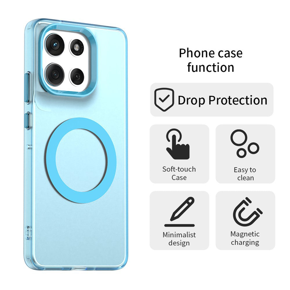 Futrola MagSafe za Motorola Moto G86, Techsuit, CandyCase, Plava