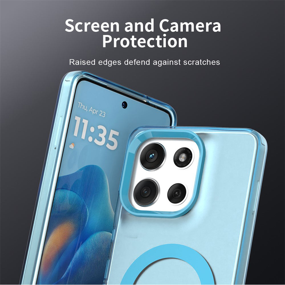 Futrola MagSafe za Motorola Moto G86, Techsuit, CandyCase, Plava
