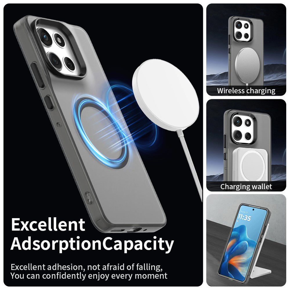 MagSafe futrola za Motorola Moto G86, Techsuit, CandyCase, Crna