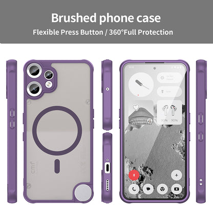 MagSafe futrola za Nothing CMF Phone 2 Pro, Techsuit, HaloFrost II, Ljubičasta