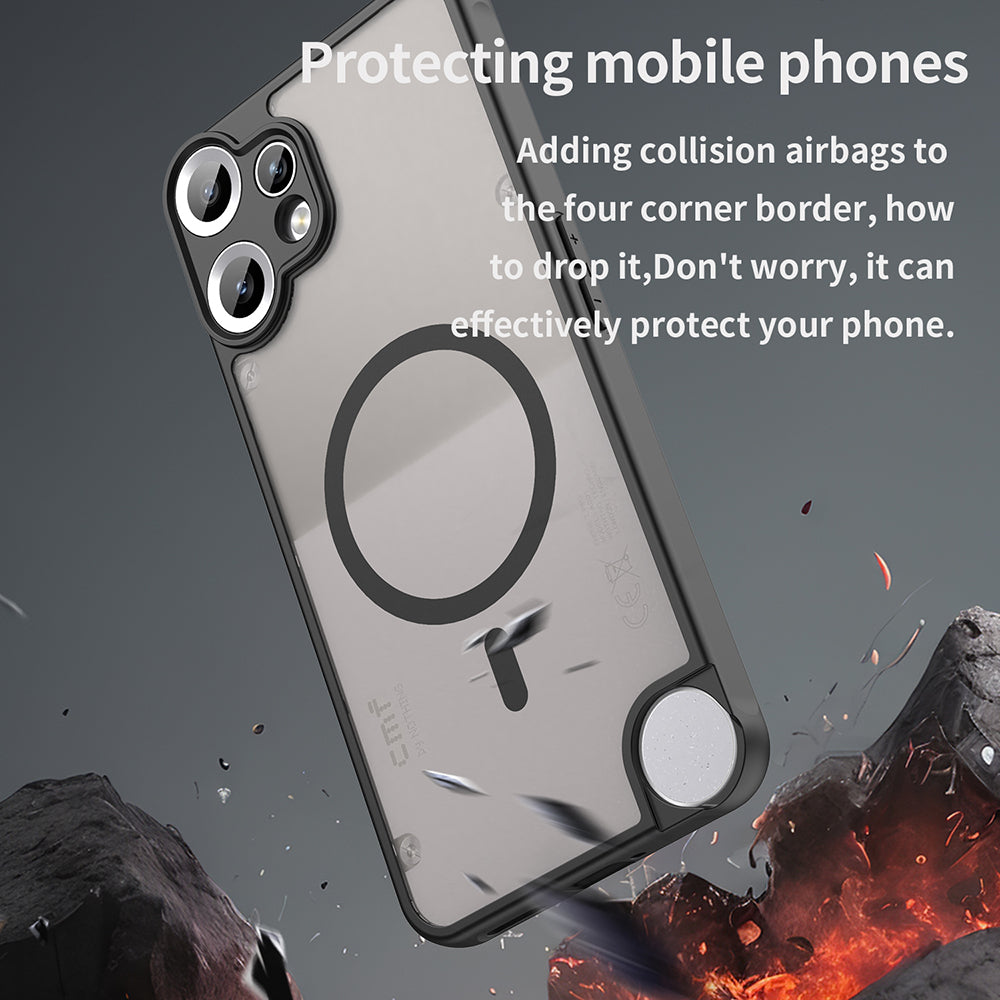MagSafe futrola za Nothing CMF Phone 2 Pro, Techsuit, HaloFrost II, Crna