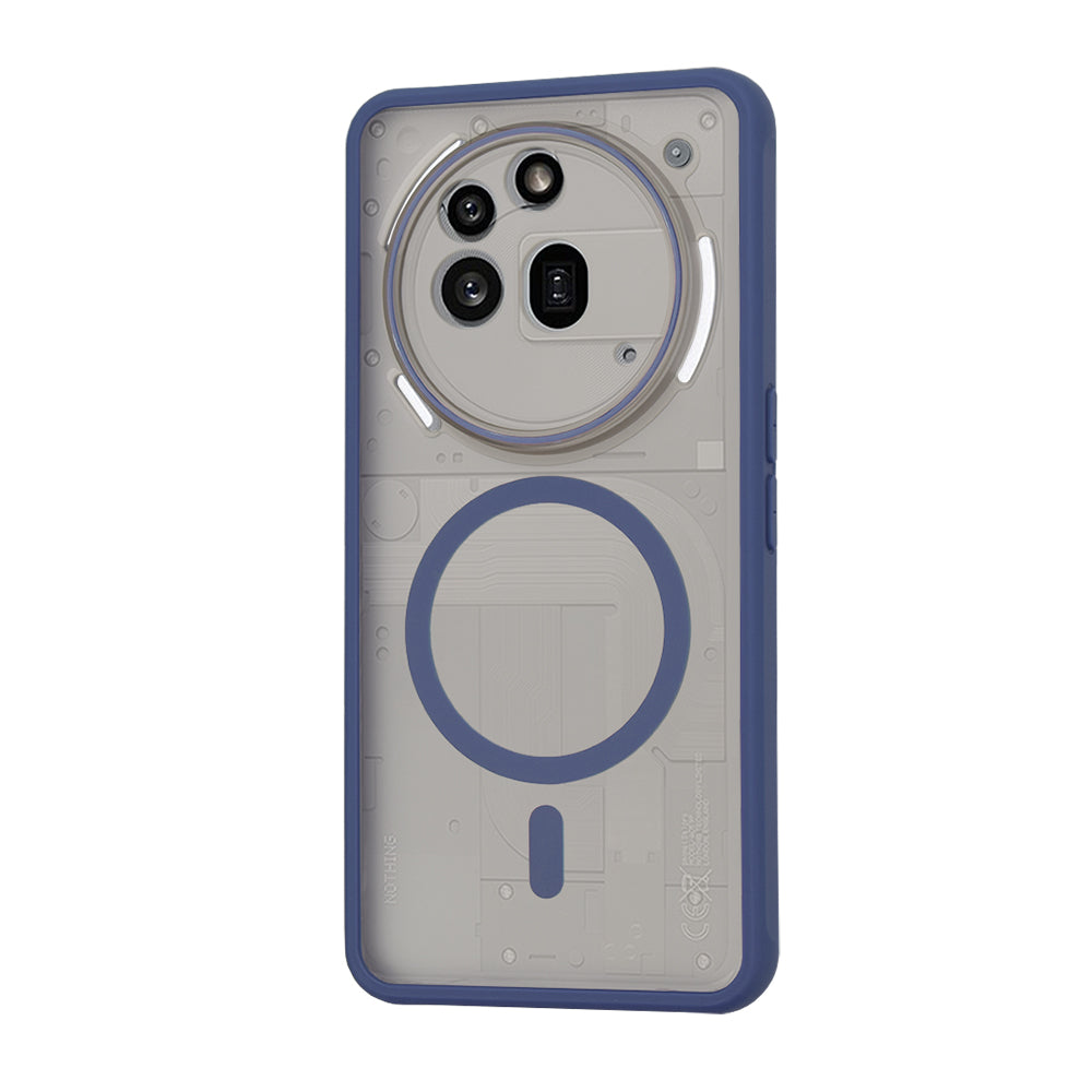 MagSafe futrola za Nothing Phone (3a) Pro, Techsuit, HaloFrost, Tamnoplava